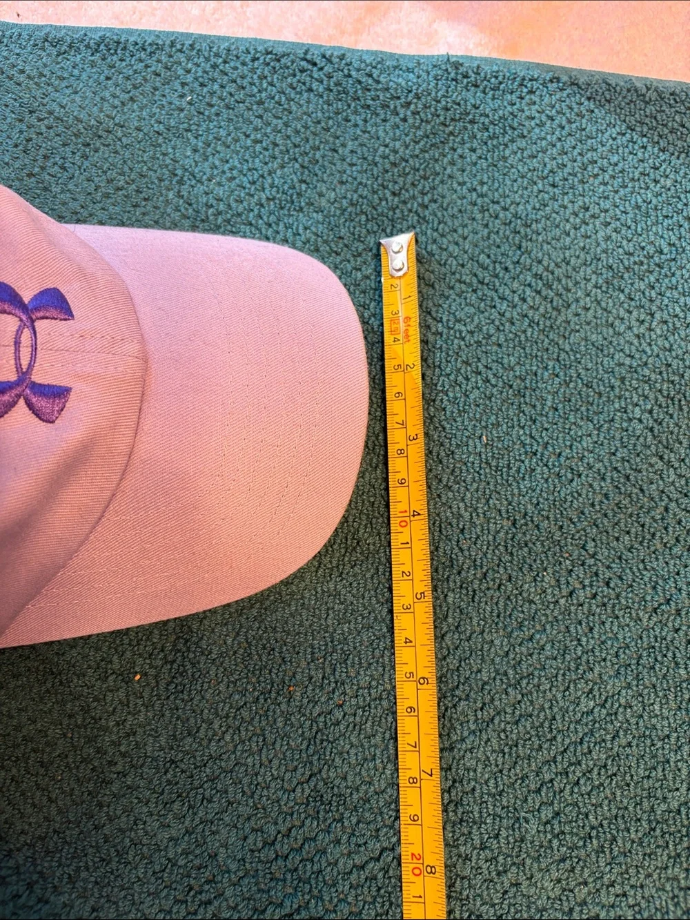 Under Armour Youth 100% Cotton Purple Ball Cap with Embroidered Logo
